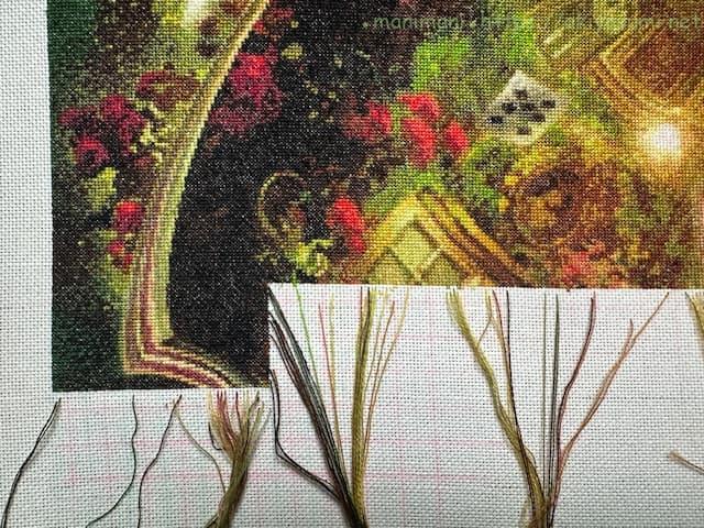 クロスステッチ制作ｰArtecy【Dear Alice】Part13 | まにまにステッチ雑記帳