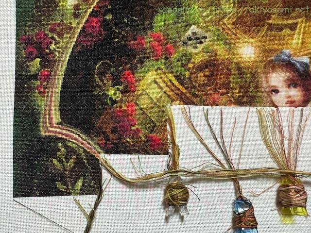 クロスステッチ制作ｰArtecy【Dear Alice】Part13 | まにまにステッチ雑記帳